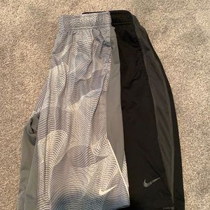 Two pairs Nike gym shorts
